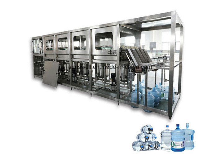 Water Purification Washing Filling Bottling System 5 Gallon Barrel Water Filling Machine