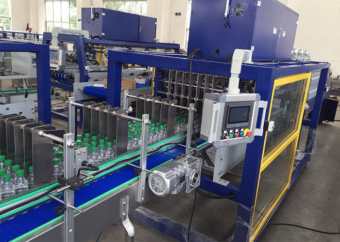 Half Tray PE Film Plastic  Water Bottle Wrapping Machine Fully Automatic