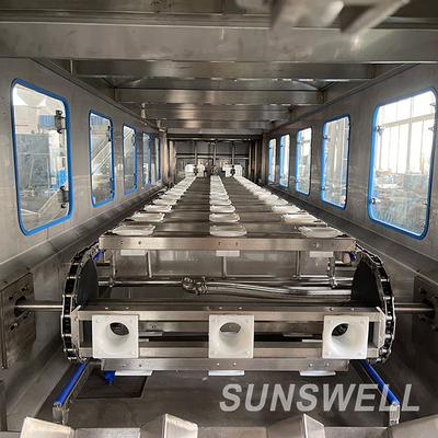 Gallon Water Filling Machine 20L Big Bottle Rinsing Fillig Sealing Production Line For Mineral Water