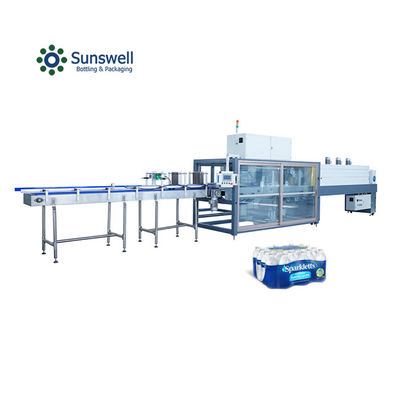 High Speed Energy Drink PET Bottle Film Shrink Wrapping Machine Packing Bottled Pure Water PE Shrink Wrapping Machine