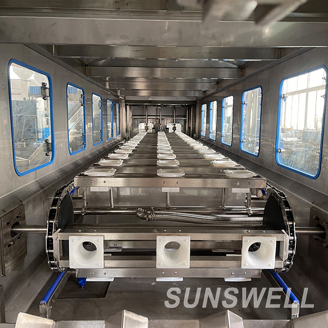 Gallon Water Filling Machine 20L Big Bottle Rinsing Fillig Sealing Production Line For Mineral Water