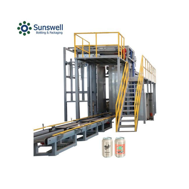 Factory Price Automatic Aluminum Can Layer Depalletizing Euipment High Level Depalletizer for Empty Pop Can