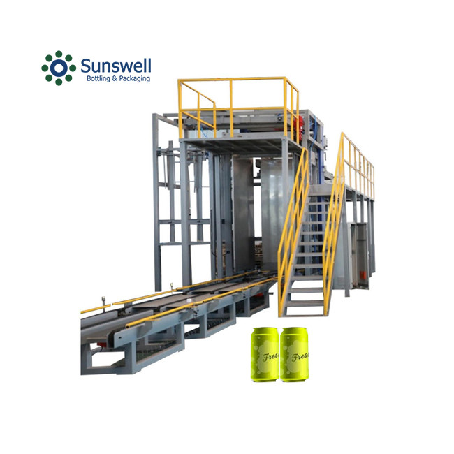 Stable Performance High Level Tin Can Layer Depalletizer Pop Can Depalletizing Euipment manufacturers