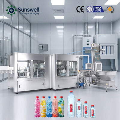 고속 24000BPH 500ml 생수 병입 라인